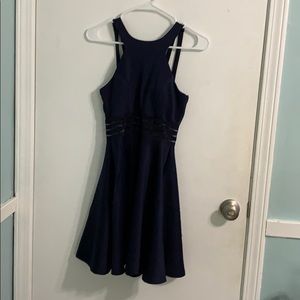 Navy blue dress